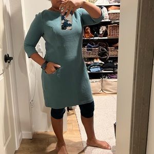 Boden teal tunic dress US 12